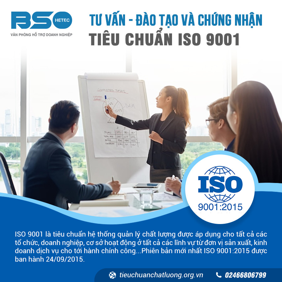 Tư vấn - đào tạo và chứng nhận tiêu chuẩn ISO 9001